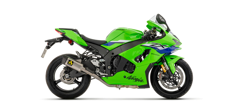 71269HK | ARROW EXHAUST | Kawasaki ZX-10R / ZX-10RR 2026 | Half system racing - Indy Race titanium silencer + titanium link pipe
