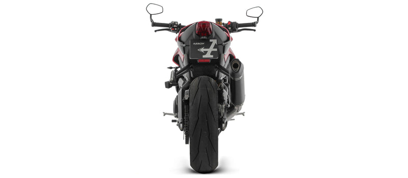 71005VAN | ARROW | TRIUMPH STREET TRIPLE 765 RS 2023-2024 | Full system racing with Veloce aluminium "Dark" silencers