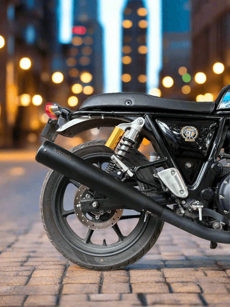 BM-B10-GT650-BLK| Barrel |BE-10 - "BASS MASTER" EXHAUST for GT650 / INT650 (Black)|