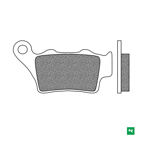 FD0206X01 | NEWFREN | BMW/DUCATI/KTM ROYAL ENFIELD / TRIUMPH | Rear  Brake pads