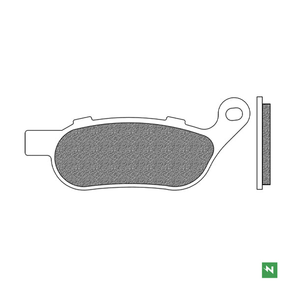 FD0436SH1 | NEWFREN | HARLEY DAVIDSON | Rear Brake pads