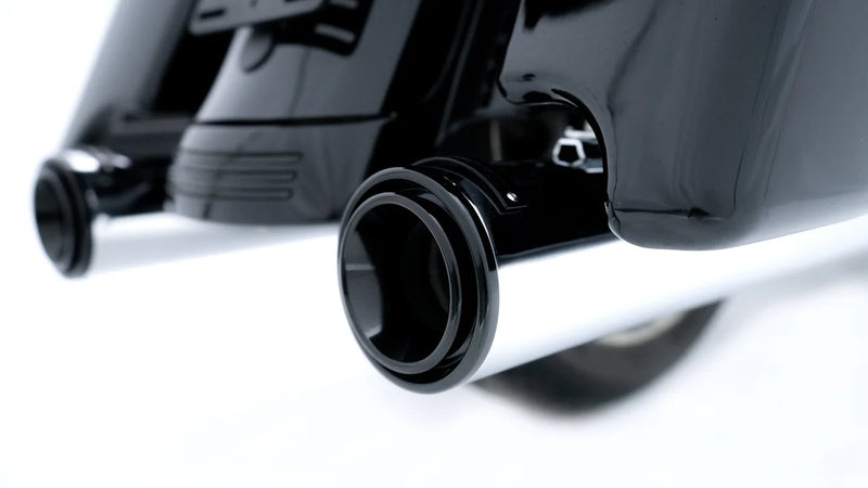 500-1110 | Rinehart Racing | 4.5" HP45XL Slip-On Muffler For Harley Touring