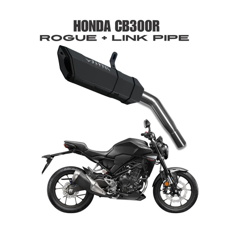 | Barrel Honda |Rogue 2.0 for Honda CB 300R with link pipe|