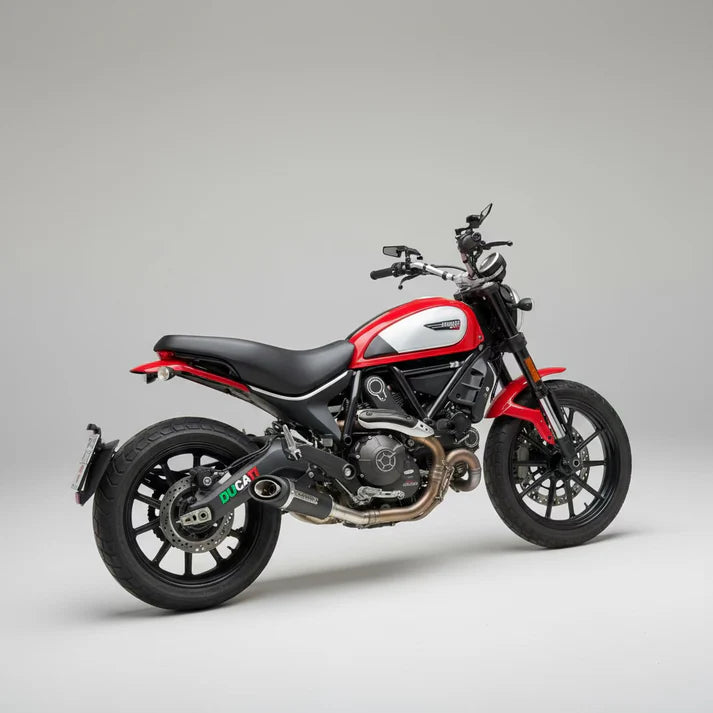 | Barrel Exhaust|Outlaw 2.0 for Ducati Scrambler 800 Icon (2018)|