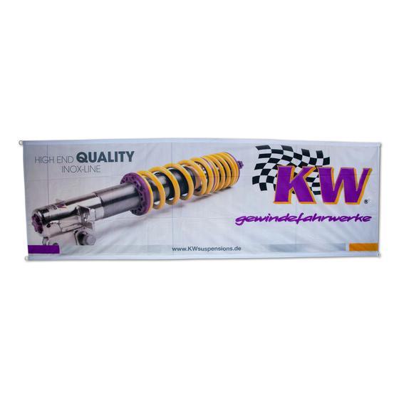40010003 | KW Suspension | KW-Banner landscape 3000x1000 mm "KW-Gewindefahrwerke"