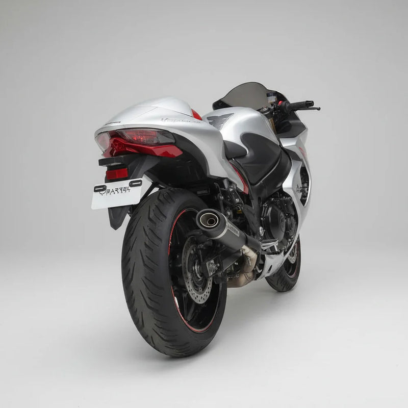 BM-OL20-HAYA-G3-BLK | Barrel |Outlaw 2.0 Slipons with Link Pipe for Suzuki Hayabusa Gen 3|