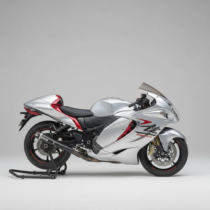 BM-OL20-HAYA-G3-BLK | Barrel |Outlaw 2.0 Slipons with Link Pipe for Suzuki Hayabusa Gen 3|