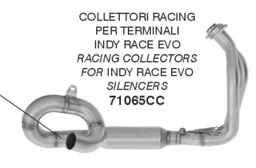 71065CC | ARROW EXHAUST | Kawasaki NINJA 650 2024-25 | Racing collectors for Indy Race EVO silencers