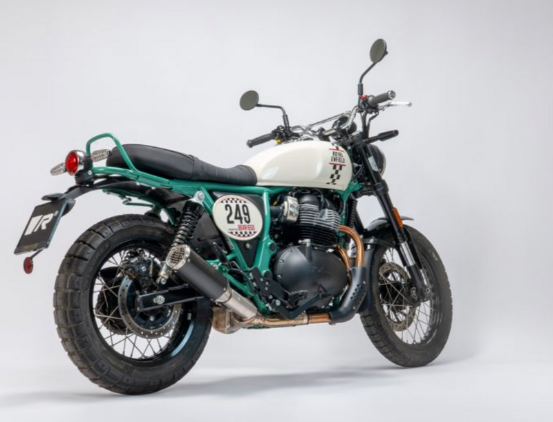 Remus Exhaust | REMUS BoostR stainless steel black, for the Royal Enfield Bear 650, RACING without EC approval