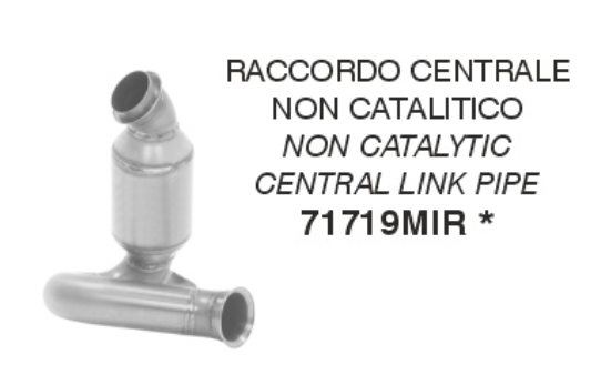 71719MIR | ARROW EXHAUST | KTM 790 Adventure 2025 | Non catalized mid-pipe