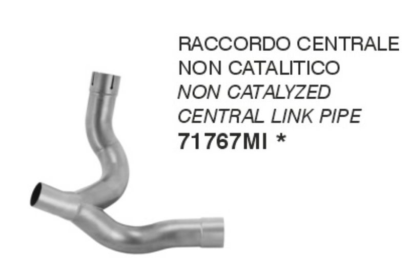 71767MI | ARROW EXHAUST | Ducati Monster 937 2021-24  | Non catalized mid-pipe