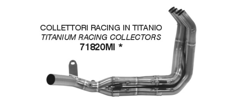 71820MI | ARROW EXHAUST | Kawasaki Z 900 2025-26 | Titanium racing collectors