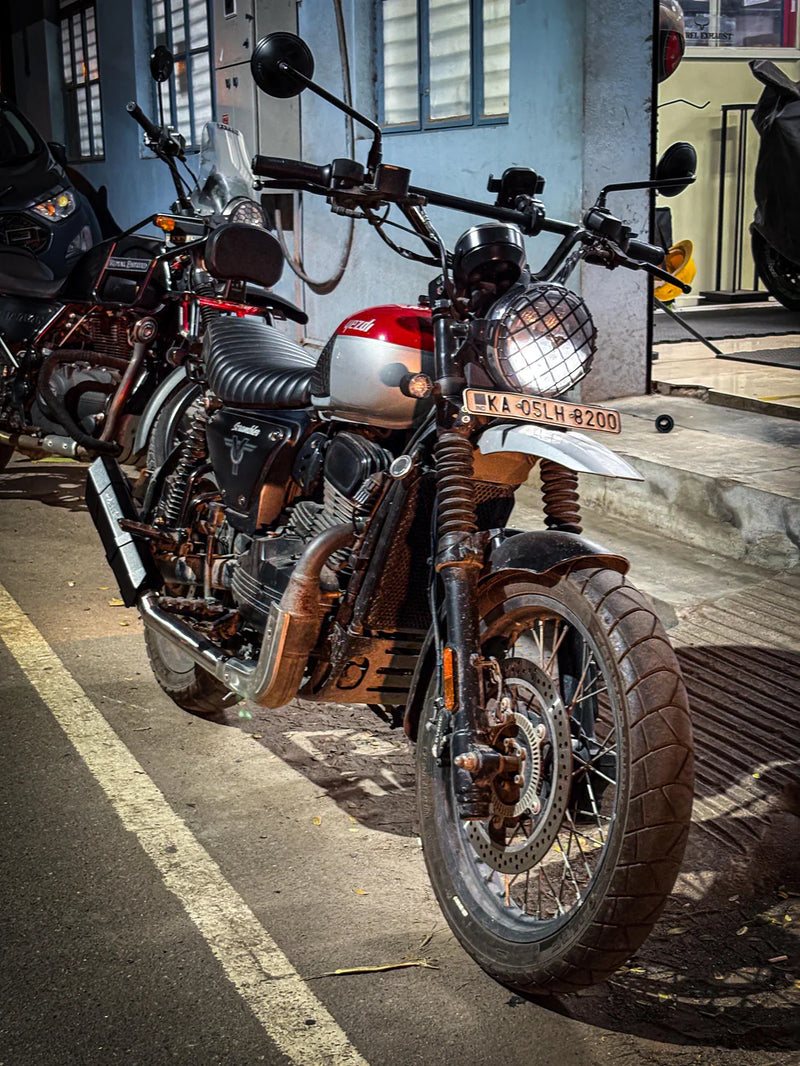 | Barrel |Barrel Rogue 2.0 for Yezdi Scrambler with Link Pipe|