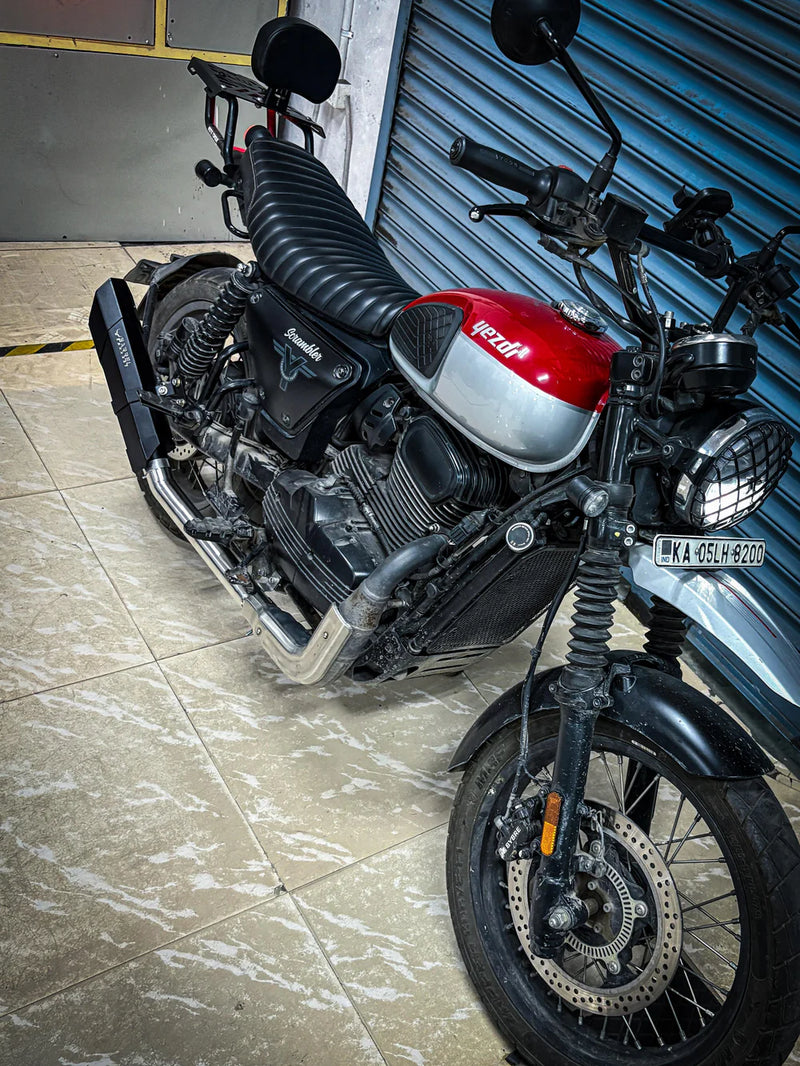 | Barrel |Barrel Rogue 2.0 for Yezdi Scrambler with Link Pipe|