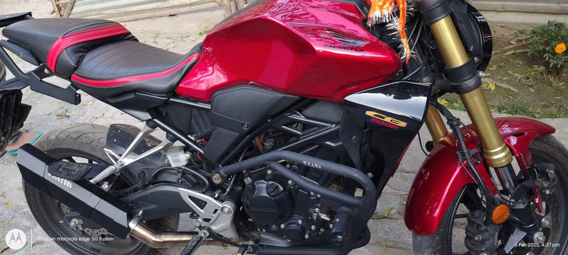 | Barrel Honda |Rogue 2.0 for Honda CB 300R with link pipe|