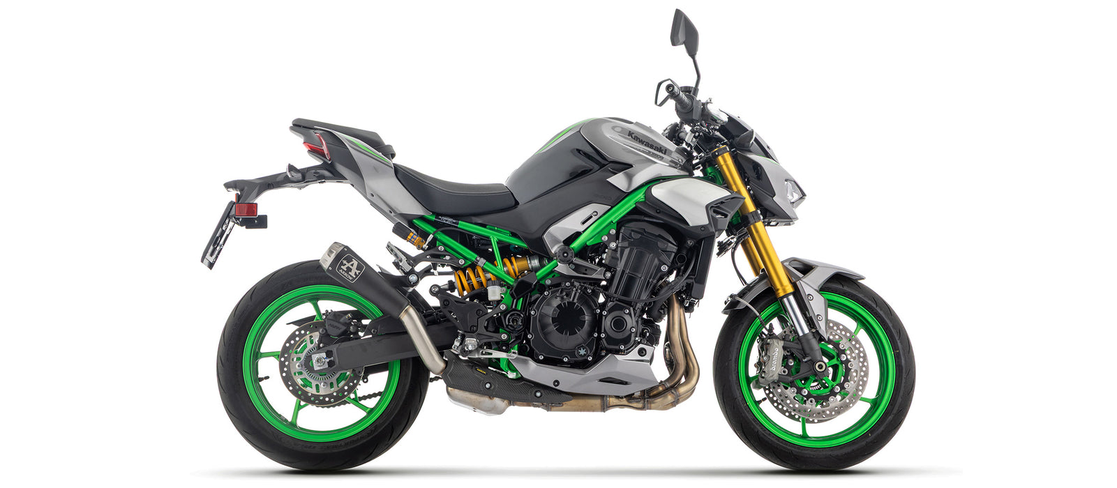 71986PRN | ARROW EXHAUST | Kawasaki Z 900 2025 | Pro-Race Nichrom "Dark" silencer