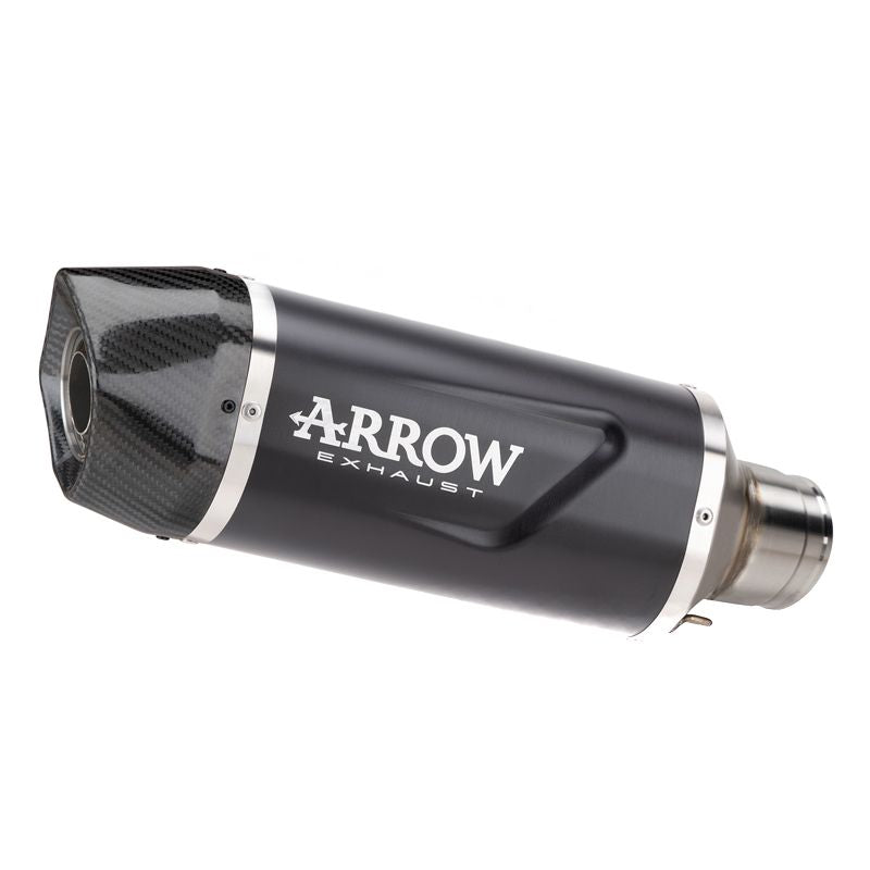 77507AKN | ARROW EXHAUST | Kawasaki Z1100SX 2025-26  | Indy Race EVO aluminium "Dark" silencer with carby end cap