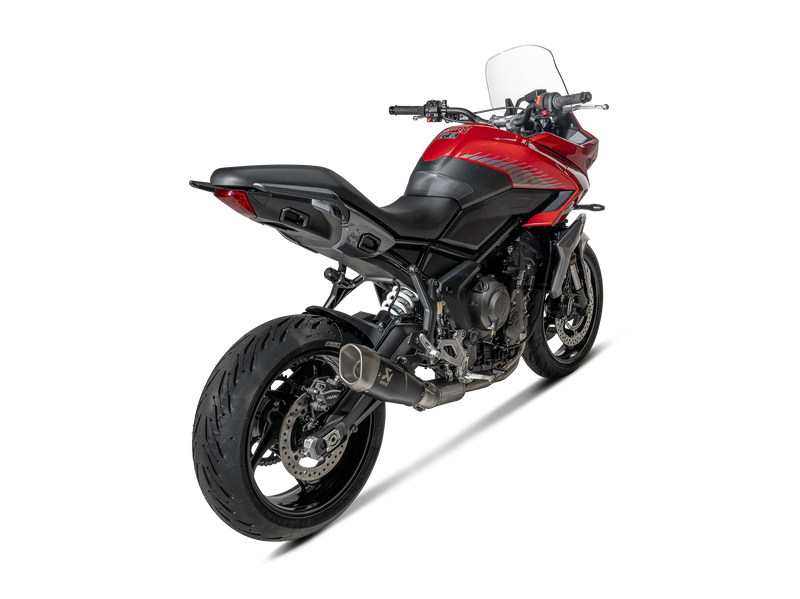 S-T6R2-CQTBL | AKRAPOVIC | Triumph  Tiger Sport 660  2024-26 | Racing LIne(Titanium)