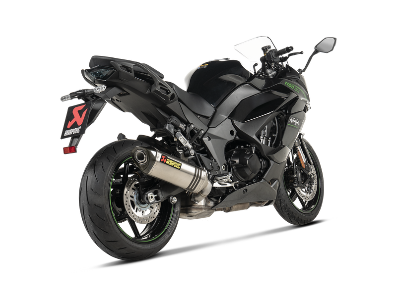 S-K10SO32-HRT |  AKRAPOVIC | Kawasaki  Ninja 1100SX  2025 Slip-On Line (Titanium)