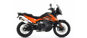 ARROW EXHAUST | KTM 890 Adventure / R / SMT 2021/2023  | Race-Tech aluminium silencer with carby end cap