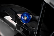 Exhaust bracket cover kit blue