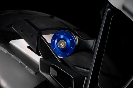 Exhaust bracket cover kit blue