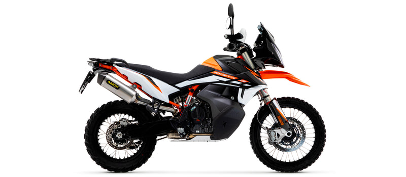 71904PK | ARROW EXHAUST | KTM 890 Adventure / R / SMT 2021/2023  | Race-Tech Titanium silencer with carby end cap