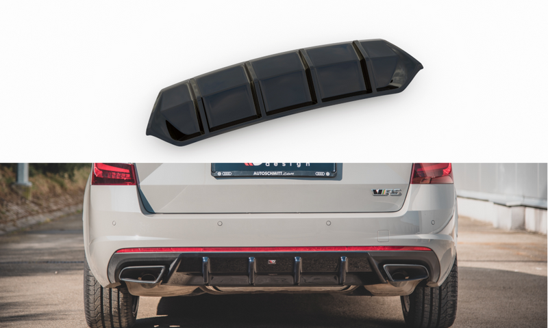 MAXTON DESIGN | Rear apron V.1 Skoda Octavia RS Mk3 / Mk3 FL Hatchback / Estate