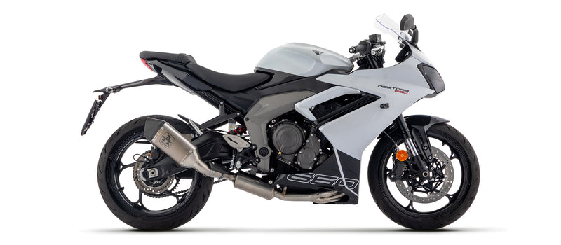 71007VL | ARROW EXHAUST | Triumph DAYTONA 660 2024-26 | Full system racing with Veloce titanium silencers