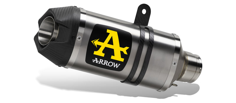 72631PK   | ARROW EXHAUST |  Husqvarna Svartpilen / Vitpilen 401 2020/2023 | Indy Race Titanium silencer with carby end cap