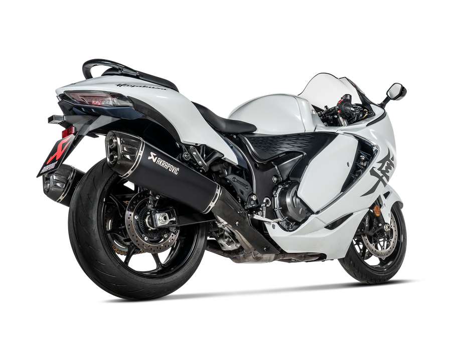 S-S13SO4-HRAATBL/1 | AKRAPOVIC | Suzuki  GSX-1300R Hayabusa  2025 | Slip-On Line (Titanium)