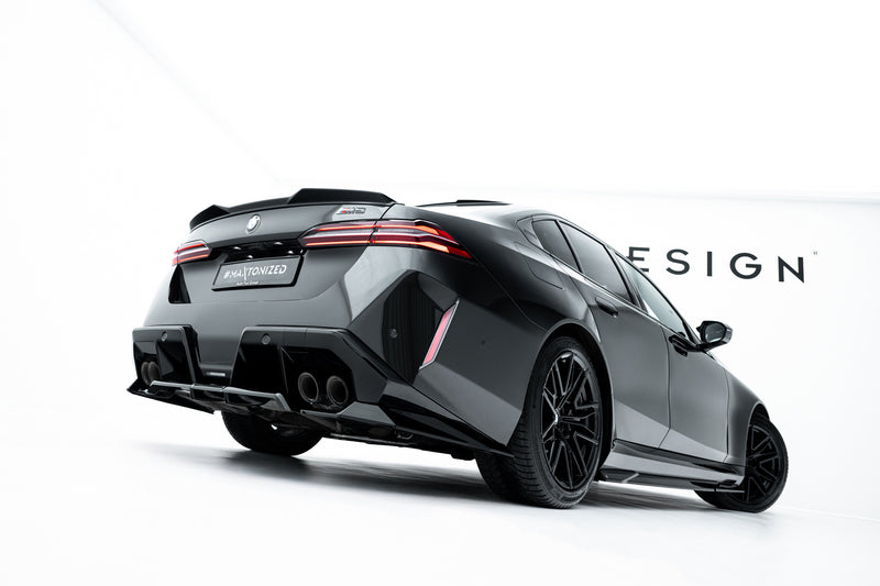 BM-M5-G90-RD1G+RD2G | MAXTON DESIGN |Rear Splitter (with vertical bars) BMW M5 Sedan / Touring G90