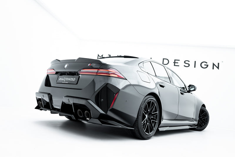 BM-M5-G90-RD1G+RD2G | MAXTON DESIGN |Rear Splitter (with vertical bars) BMW M5 Sedan / Touring G90