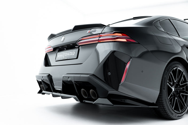 BM-M5-G90-RD1G+RD2G | MAXTON DESIGN |Rear Splitter (with vertical bars) BMW M5 Sedan / Touring G90