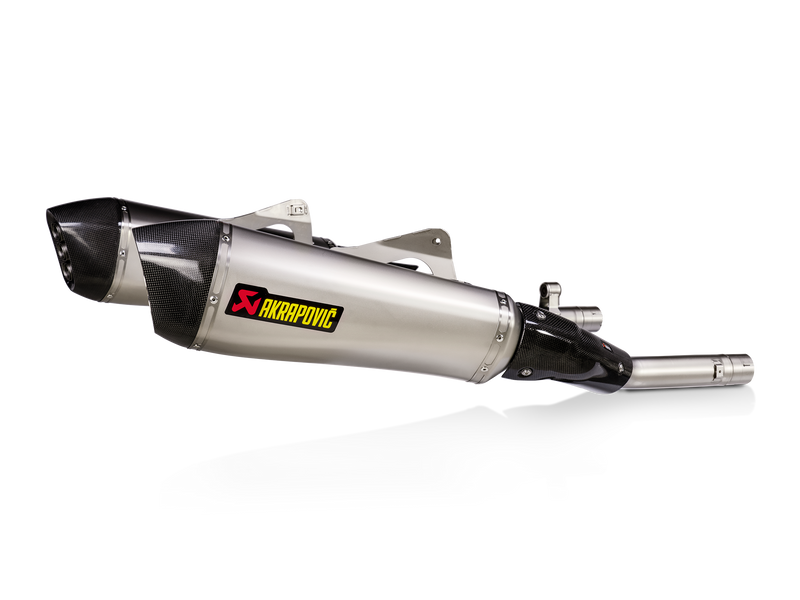 S-B16SO4-HZAAT | AKRAPOVIC | BMW  K 1600 GT/GTL  2020-24 | Slip-On Line (Titanium)