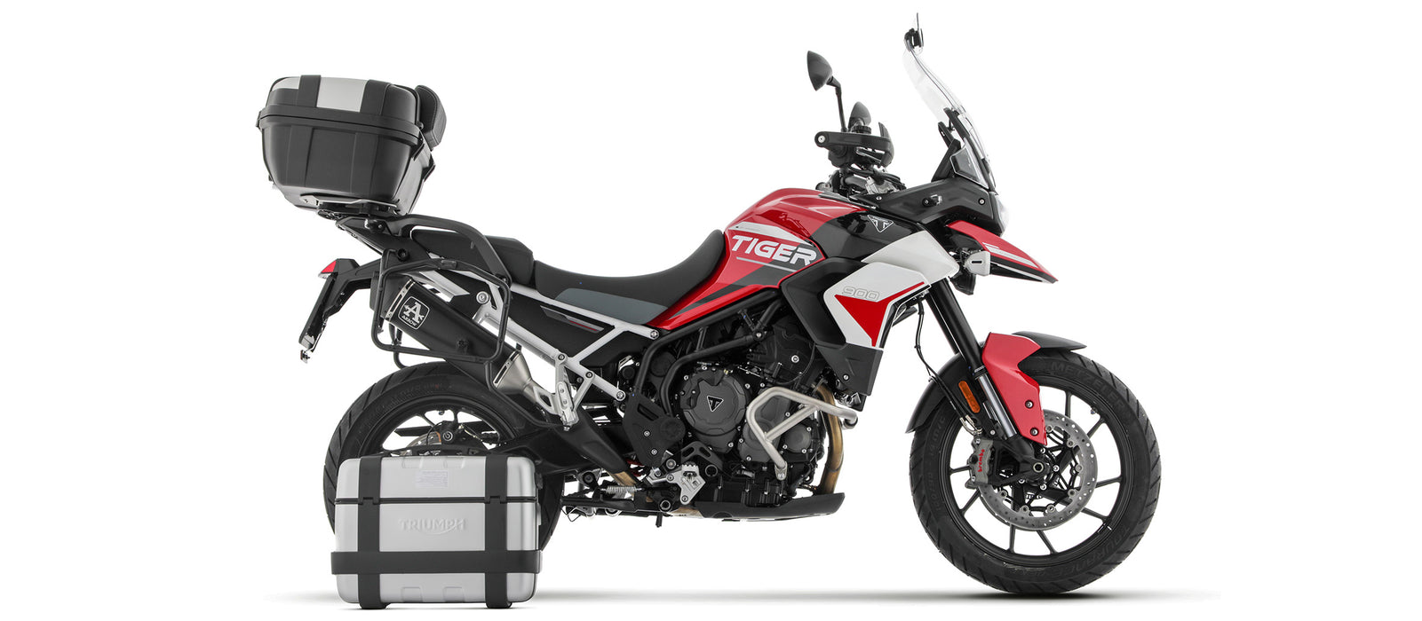 ARROW EXHAUST | TRIUMPH TIGER 850/900 2020-2024  | Veloce aluminium "Dark" silencer