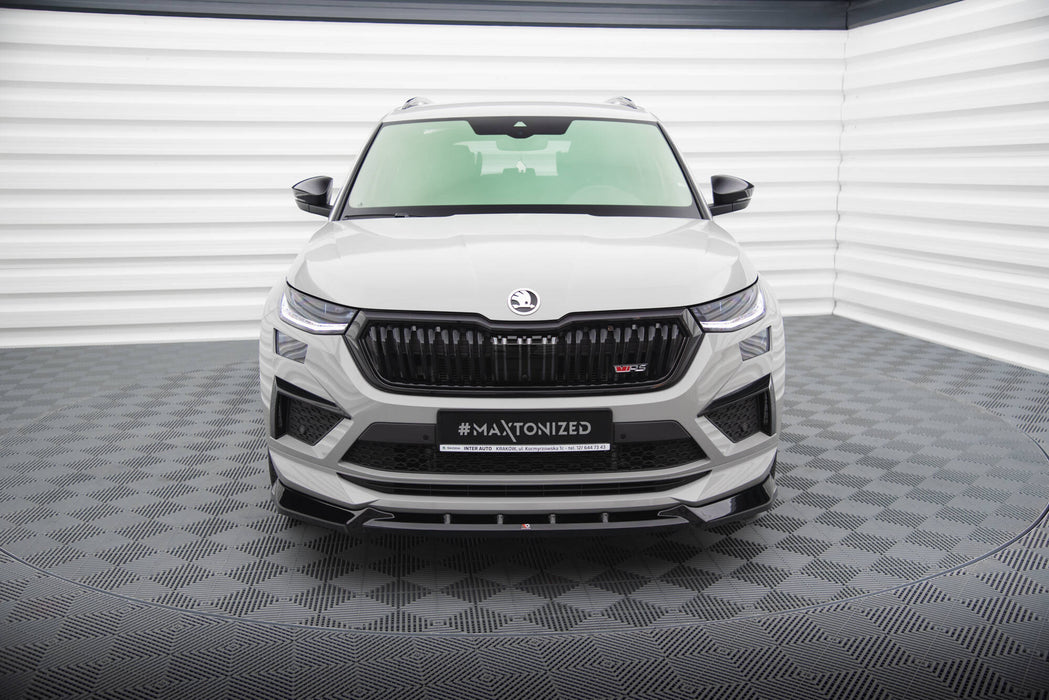 MAXTON DESIGN | Front diffuser V.1 Skoda Kodiaq RS Mk1 Facelift