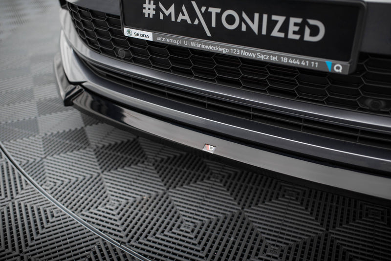 MAXTON DESIGN | Front diffuser V.1 Skoda Kodiaq Sportline Mk1 Facelift