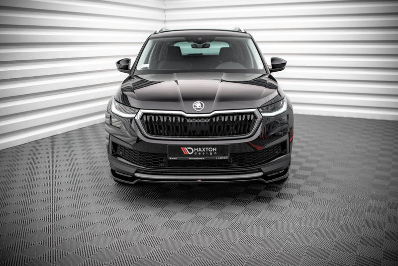 MAXTON DESIGN | Front diffuser V.2 Skoda Kodiaq Mk1 Facelift