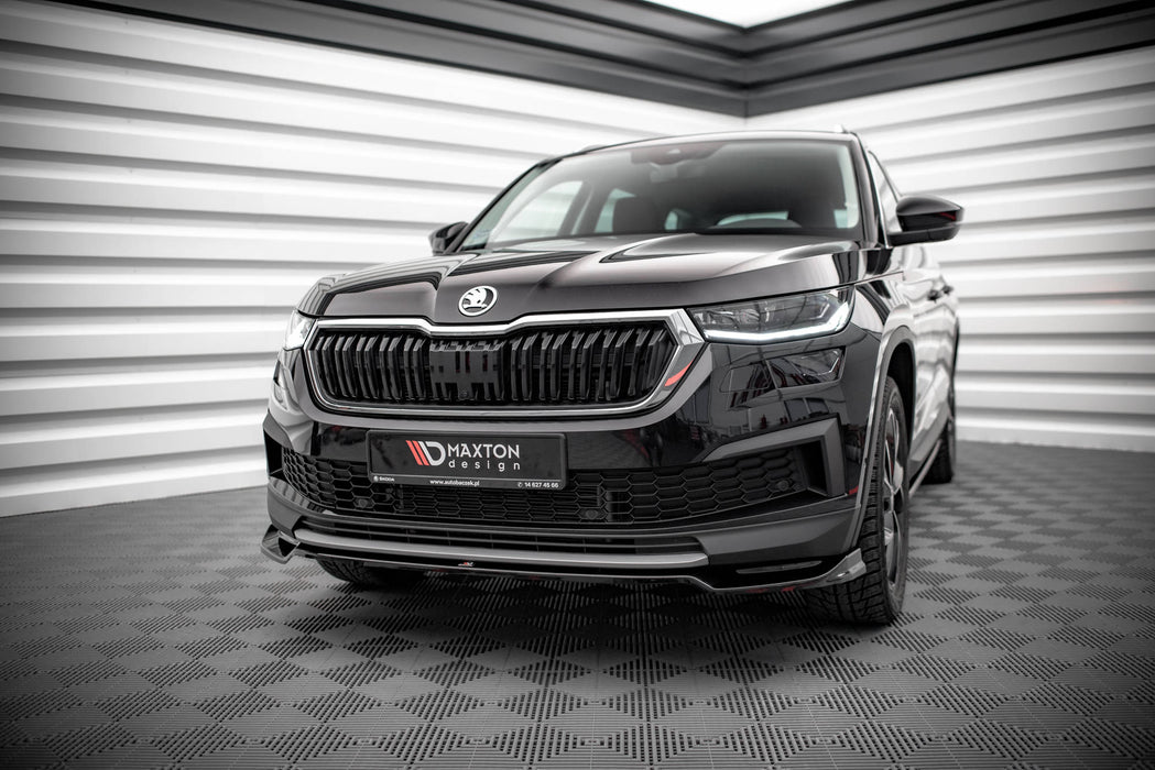 MAXTON DESIGN | Front diffuser V.2 Skoda Kodiaq Mk1 Facelift