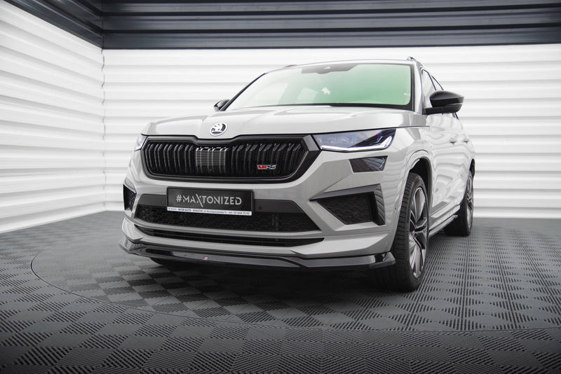 MAXTON DESIGN | Front diffuser V.2 Skoda Kodiaq RS Mk1 Facelift
