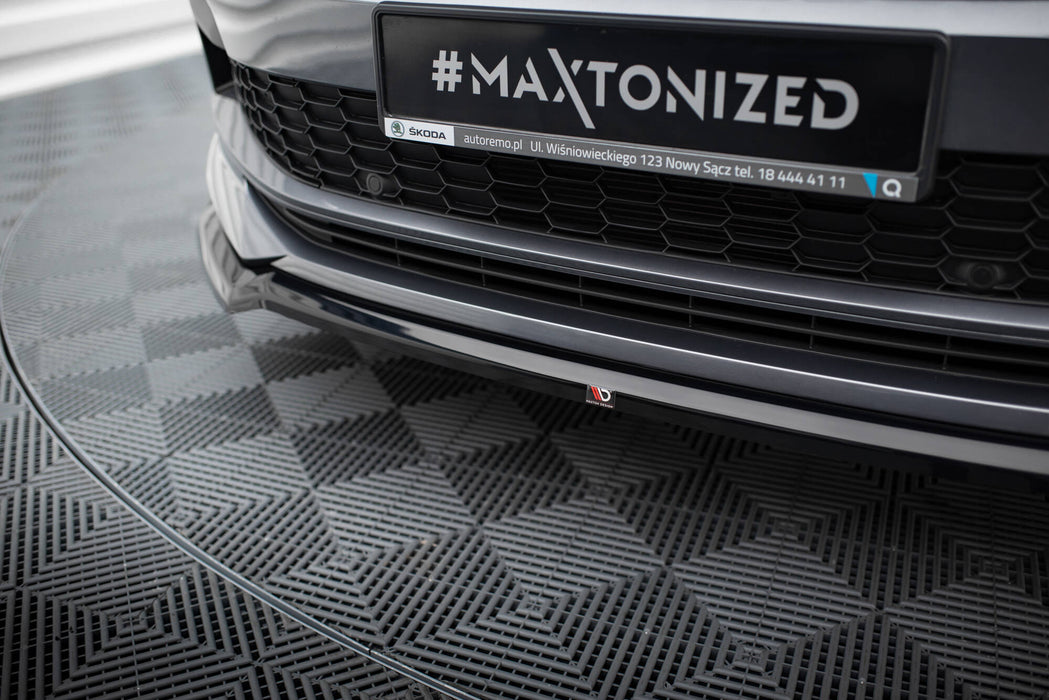 MAXTON DESIGN | Front diffuser V.2 Skoda Kodiaq Sportline Mk1 Facelift