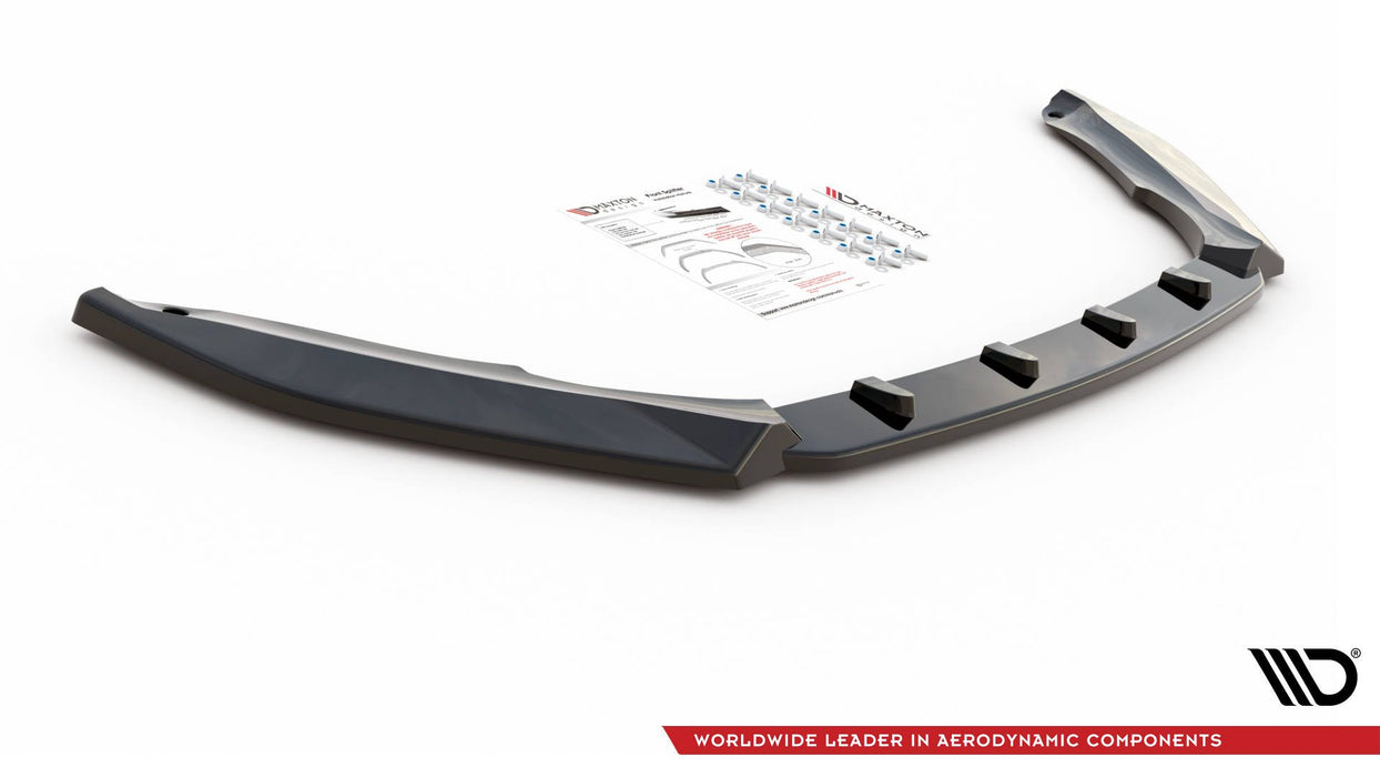 MAXTON DESIGN | Front diffuser V.2 Skoda Octavia RS Mk3 Facelift 2016-19