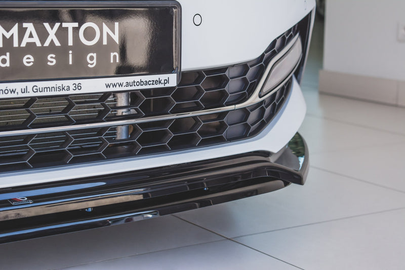 MAXTON DESIGN | Front diffuser V.3 Skoda Superb Liftback / Combi Mk3 Facelift