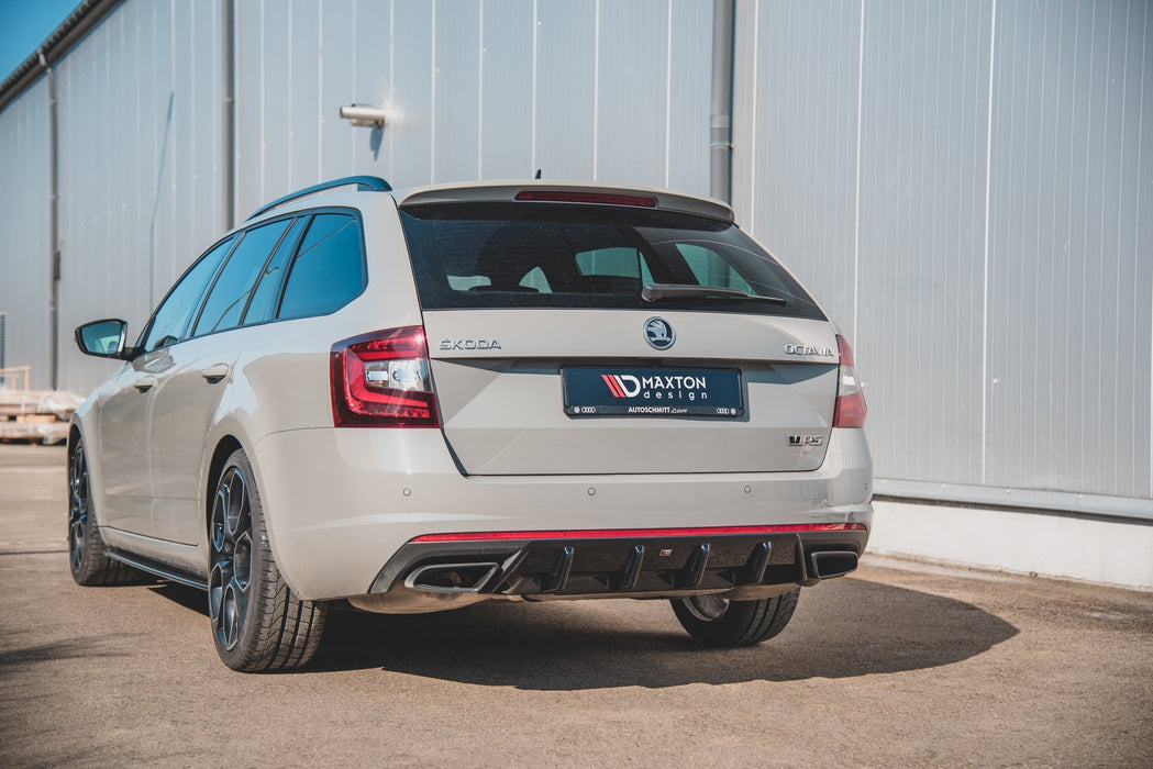 MAXTON DESIGN | Rear apron V.1 Skoda Octavia RS Mk3 / Mk3 FL Hatchback / Estate