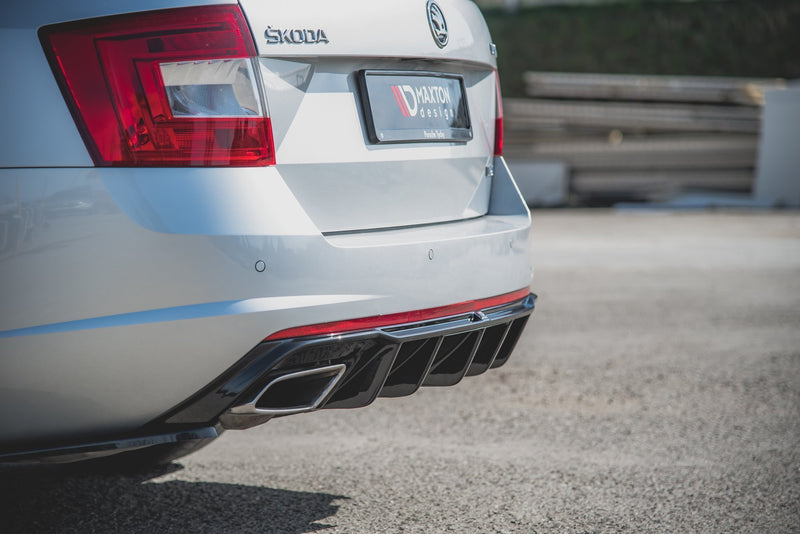 MAXTON DESIGN | Rear apron V.2 Skoda Octavia RS Mk3 / Mk3 FL Hatchback / Estate