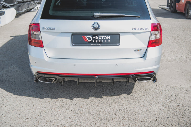 MAXTON DESIGN | Rear apron V.2 Skoda Octavia RS Mk3 / Mk3 FL Hatchback / Estate