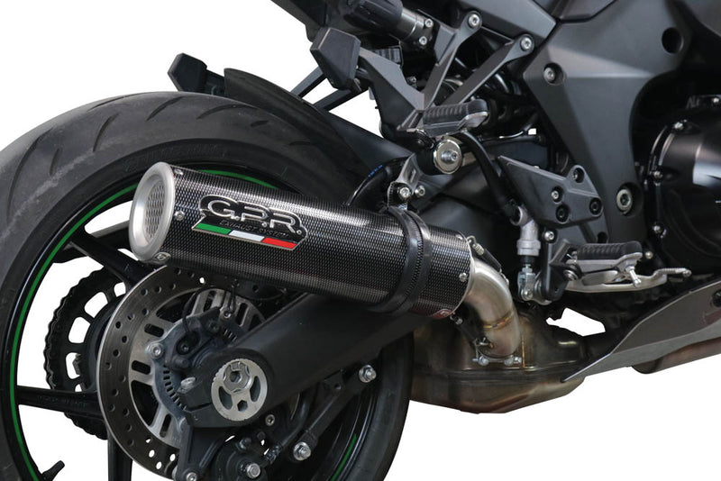 K.180.E5.M3.PP | G.P.R  EXHAUST  | Kawasaki NINJA 1000 SX  M3 POPPY , SLIP-ON 2021-2024