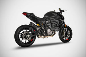 ZDU130S10SCR-B | ZARD EXHAUST |  DUCATI MONSTER 937 21-23 SLIP-ON 2021-23