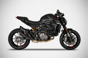 ZDU130S10SCR-B | ZARD EXHAUST |  DUCATI MONSTER 937 21-23 SLIP-ON 2021-23